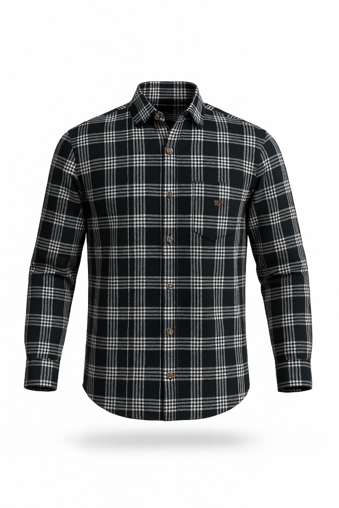 black and white checkered