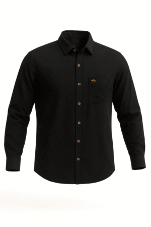 Banana-fiber-Black-shirt