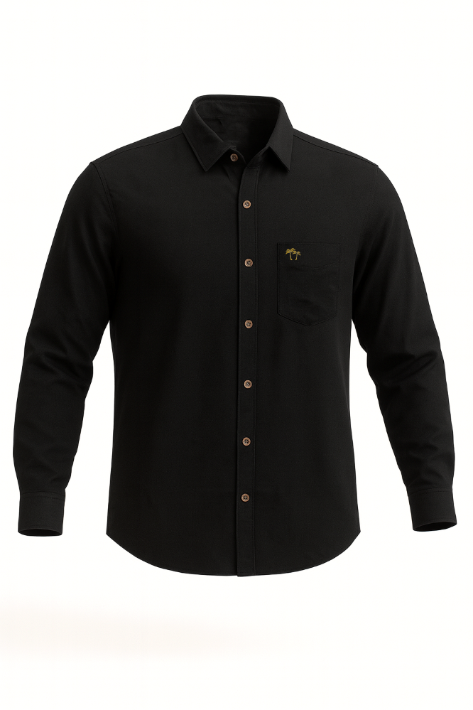 Banana-fiber-Black-shirt