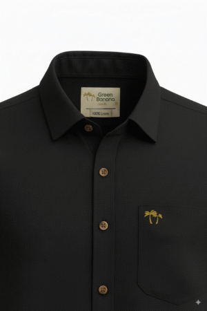 Banana-fiber-Black-shirt