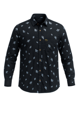 Midnight Bloom Printed Shirt
