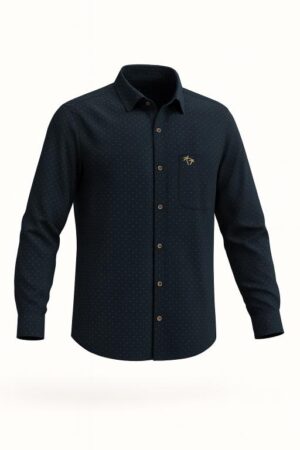 Nevi Blue Shirt With Dots