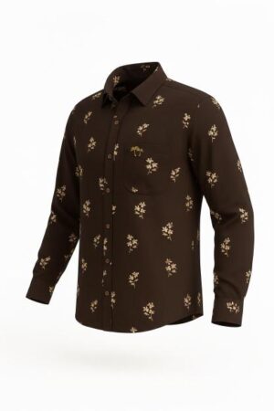 dark brown with golden