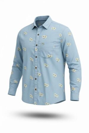 Sky Blossom Floral Shirt